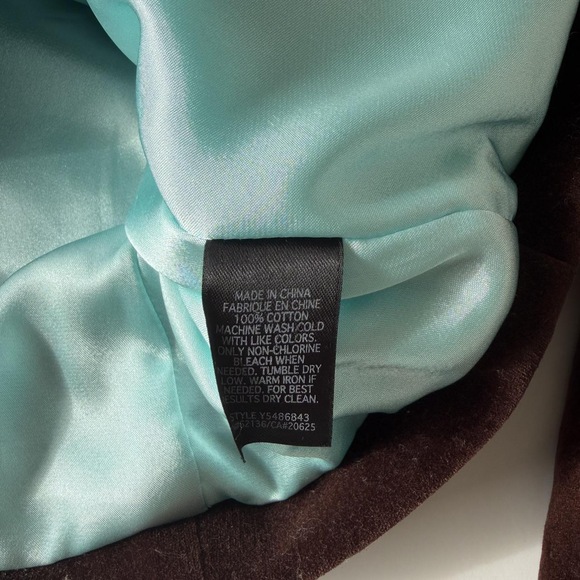 GUESS ORIGINALS Vintage Velvet Blazer Jacket in Brown - Picture 9 of 9